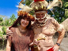 Karl Fix and Sandra Beug are shown at their wedding in Papua, Indonesia on Oct. 3, 2018. (THE CANADIAN PRESS/HO)