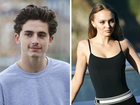 Timothee Chalamet and Lily-Rose Depp. (Sean Thorton/WENN.com)