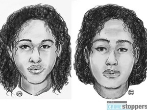 The bodies of two women duct taped together were found washed up on the rocks in the Hudson River this Wednesday. (NYPD News/Twitter)
