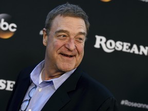 In this March 23, 2018, file photo, John Goodman arrives at the Los Angeles premiere of "Roseanne" in Burbank, Calif.  (Photo by Jordan Strauss/Invision/AP, File)