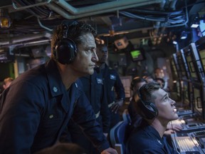 This image released by Lionsgate shows Gerard Butler in a scene from "Hunter Killer"