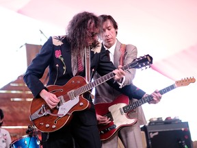 Musicians Travis Good, left, and Dallas Good of The Sadies perform on the Mustang Stage during Day 1 of 2017 Stagecoach California's Country Music Festival at the Empire Polo Club on April 28, 2017 in Indio, Calif.  (Matt Winkelmeyer/Getty Images for Stagecoach)