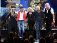 Left to right: Honorees Stevie Nicks, John McVie, Christine McVie, Lindsey Buckingham and Mick Fleetwood perform onstage during MusiCares Person of the Year honoring Fleetwood Mac at Radio City Music Hall on January 26, 2018 in New York City.  (Dia Dipasupil/Getty Images)