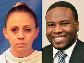 Amber Guyger and Botham Jean. (Kaufman County Sheriff's Office via AP/Jeff Montgomery/Harding University via AP)