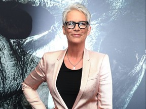 Jamie Lee Curtis attends the Australian Premiere of Halloween in Sydney, Australia, Tuesday, Oct. 23, 2018.