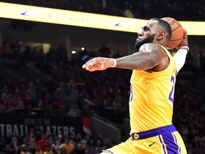 Will LeBron James and the L.A. Lakers even make the playoffs this year? GETTY IMAGES