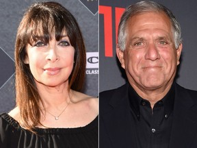 Illeana Douglas and Les Moonves. ( Emma McIntyre/Getty Images for TCM and David Becker/Getty Images for Showtime)