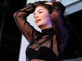 Lorde performs on day one of the Governors Ball Music Festival on  June 2, 2017, in New York.