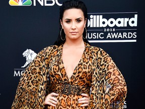 Demi Lovato attends the 2018 Billboard Music Awards at MGM Grand Garden Arena on May 20, 2018 in Las Vegas.