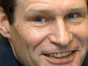 Armin Meiwes, dubbed the 'Cannibal from Rotenburg' smiles during his trial in Kassel, Germany, in this Jan. 16, 2004 file photo.