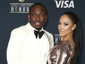 In this Feb. 4, 2017, file photo, Buffalo Bills' LeSean McCoy, left, and Delicia Cordon arrive at the 6th annual NFL Honors at the Wortham Center in Houston. (John Salangsang/Invision for NFL/AP Images, File)