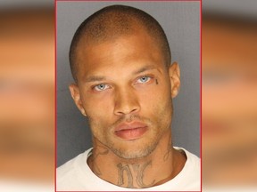 This June 18, 2014, booking photo released by the Stockton Police Department shows Jeremy Meeks, who was arrested on felony weapons charges in Stockton, Calif.