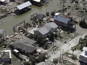 Debris from homes destroyed by Hurricane Michael litters the ground Thursday, Oct. 11, 2018, in Mexico Beach, Fla. (AP Photo/Chris O'Meara)