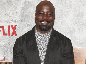 FILe - In this June 21, 2018 file photo, Mike Colter attends the premiere of the Netflix original series Marvel's "Luke Cage" season two at The Edison Ballroom in New York. The Marvel universe just got a slice smaller on Netflix with the cancellation of "Marvel's Luke Cage" after two seasons.  The news Friday, Oct. 20,  surprised fans and came a few weeks after Netflix axed another live-action Marvel series, "Iron Fist." Both are part of The Defenders world.