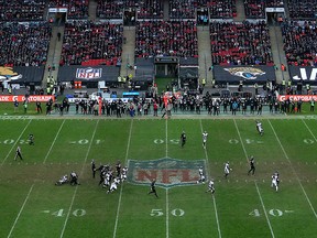 A general view during the NFL International Series game between Philadelphia Eagles and Jacksonville Jaguars on October 28, 2018 in London. (Alex Pantling/Getty Images)