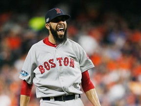Red Sox pitcher David Price finally got the first post-season win of his career as Boston closed out the Houston Astros 4-1 to win the ALCS and head to the World Series. (Getty images)