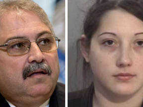 Woodstock police Chief Bill Renton, who led the probe into Tori Stafford's disappearance and death; Terri-Lynne McClintic, who was convicted in the child's murder.