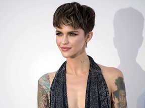 This May 17, 2018 file photo shows actress Ruby Rose at the amfAR, Cinema Against AIDS, benefit during the Cannes Film Festival, in Cap d'Antibes, France. (Arthur Mola/Invision/AP, File)