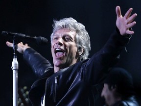 Bon Jovi in concert at the Air Canada Centre in Toronto, Ont. on Monday April 10, 2017. Michael Peake/Toronto Sun/Postmedia Network