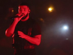 Drake performs at the Scotiabank Arena in Toronto, Ont. on Tuesday August 21, 2018.