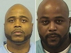 Kevin Dugar, left, and twin brother Karl Smith. (Illinois Department of Corrections)