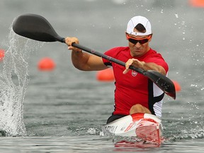 Canada's Adam van Koeverden paddles his way to a silver medal during the 2012 Olympic Games in London, August 6, 2012. (Dave Abel/Postmedia Network)(14)-SPO-OLY_Kayak9-01- Canada's Adam van Koeverden paddles his way to a Silver medal during the Men's Kayak Single (K1) 1000m during the 2012 Olympic Summer Games in London, England August 6, 2012. Photo by Dave Abel/Toronto Sun/QMI