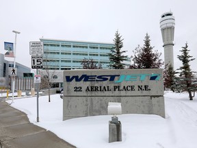 Exterior pics of the WestJet Campus at 22 Aerial Plave N.E. in Calgary on Tuesday Oct. 9, 2018.
