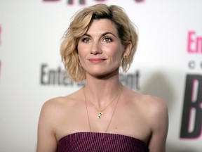 In this July 21, 2018 file photo, Jodie Whittaker attends the Entertainment Weekly Comic-Con Celebration in San Diego.