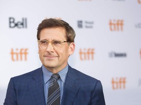 Steve Carell poses for photographers during the premiere of 'Battle of the Sexes' at the Toronto International Film Festival in Toronto, Ontario, September 10, 2017.