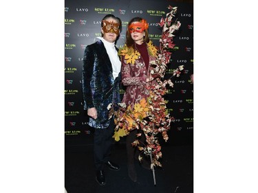 Kyle MacLachlan (L) and Desiree Gruber attend Heidi Klum's 19th Annual Halloween Party at Lavo on October 31, 2018 in New York City. (Noam Galai/Getty Images)