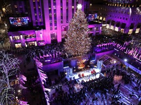 86th Annual Rockefeller Center Christmas Tree Lighting Ceremony at Rockefeller Center on November 28, 2018 in New York City.