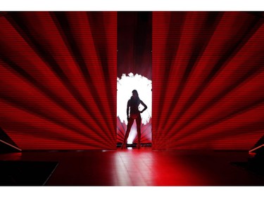 Brazilian model Adriana Lima walks the runway at the 2018 Victoria's Secret Fashion Show on Nov. 8, 2018 at Pier 94 in New York City.