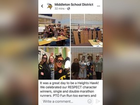 The Middleton School District superintendent is investigating after teachers dressed up as Mexicans and the border wall for Halloween. (Facebook)