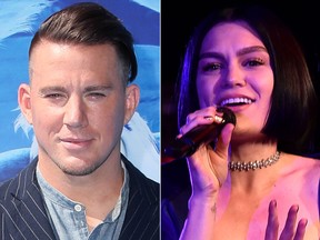 Channing Tatum and Jessie J. (Getty Images file photos)