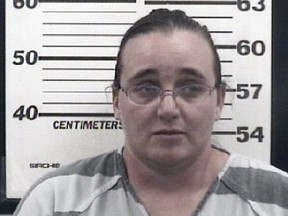 This photo provided by Dakota County, Neb. jail  shows Donalla Busker.  (Dakota County, Neb. jail via AP)