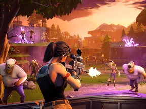 A screengrab from the video game "Fortnite," is shown in a handout. (THE CANADIAN PRESS/HO)