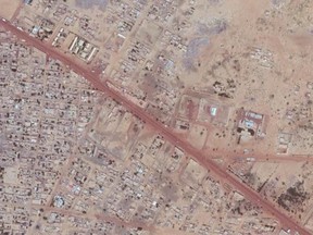 Satellite image of Gao, Mali.