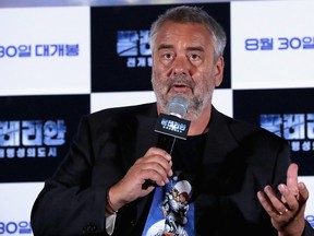 Film director Luc Besson attends the film 'Valerian' press conference at Yongsan CGV on August 22, 2017 in Seoul, South Korea. The film will open on August 30, in South Korea. (Han Myung-Gu/Getty Images)