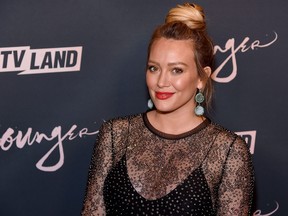 Hilary Duff attends the "Younger" Season 5 Premiere Party at Cecconi's Dumbo on June 4, 2018 in Brooklyn, New York.  (Jamie McCarthy/Getty Images)