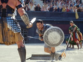 Russell Crowe in "Gladiator."