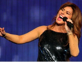 Shania Twain performs at Budweiser Gardens in London, Ont. on Tuesday July 3, 2018.
