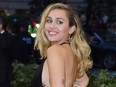 Miley Cyrus arrives for the 2018 Met Gala at the Metropolitan Museum of Art in New York on May 7, 2018.