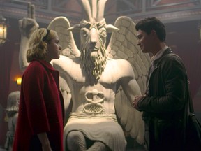 A lawsuit filed against Netflix and Warner Bros. by the Satanic Temple over use of the group's goat-headed statue in the Vancouver-filmed TV show The Chilling Adventures of Sabrina has been settled out of court.