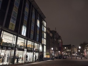 Exterior view of the renovated Anne Frank House Museum, left, in Amsterdam, Netherlands, Wednesday, Nov. 21, 2018.