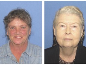 This combination of undated photos provided by the Ohio Attorney General's office show Rita Newcomb, left, and Fredericka Wagner.