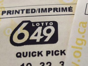 Lotto 649 tickets.