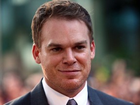 Michael C. Hall on the red carpet for movie "Kill Darlings" during the Toronto International Film Festival in Toronto on Tuesday September 10, 2013.