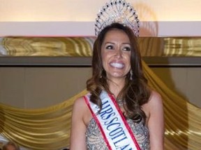 Natalie Paweleck, 35, was forced to relinquish her Mrs. Scotland World title after topless photos were uncovered.