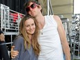 Alicia Silverstone and her husband Christopher Jarecki during day 1 of the Coachella Valley Music and Arts Festival at the Empire Polo Field on April 25, 2008 in Indio, Calif.