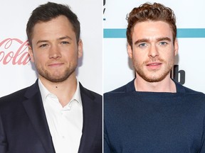 Taron Egerton, left, and Richard Madden. (Getty Images file photos)